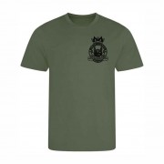 733 (Newcastle Airport) Squadron RAFAC GREEN Performance Teeshirt